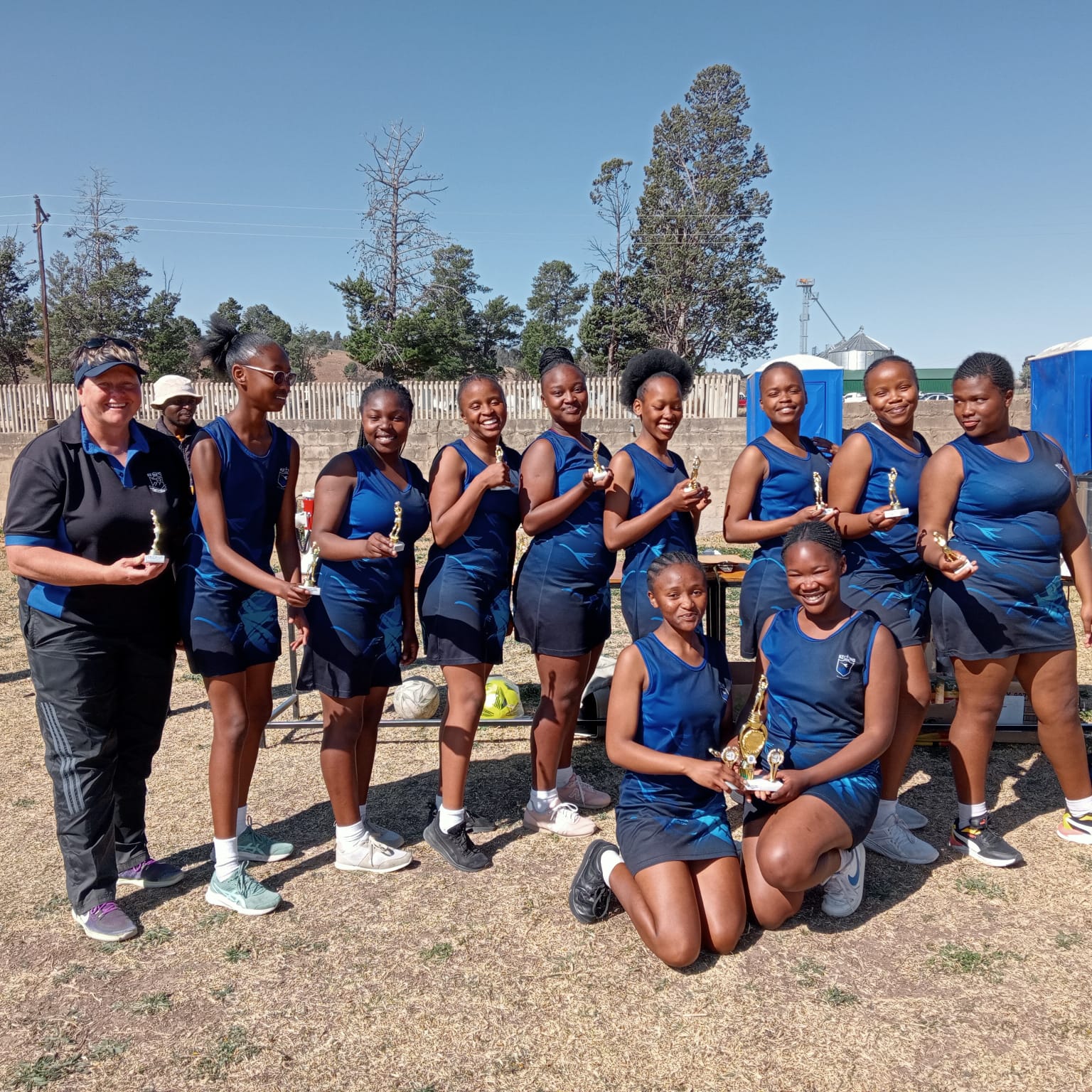 1st Netball Team winners of Netball Tournament
