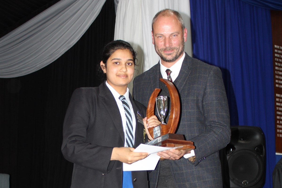 Aleta Sibi Exceptional Achievement winner of Life Science Olympiad