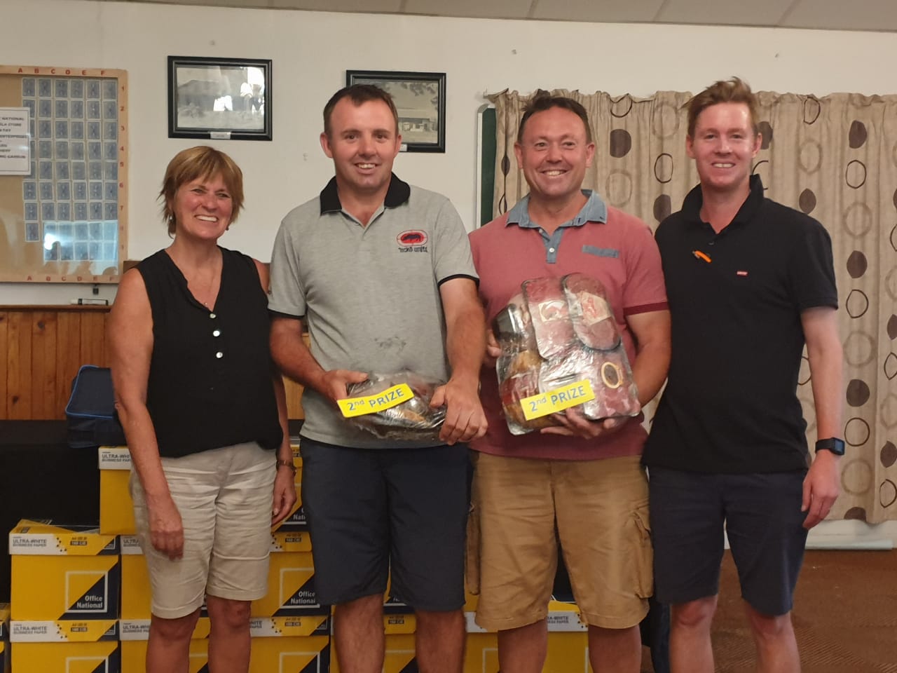 Johan Prinsloo Charles Whittal in 2nd place