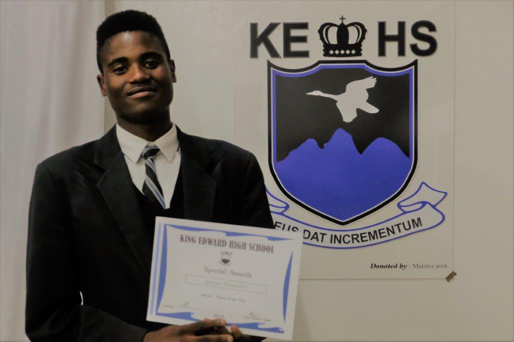 Yanga Ntoyanto soccer Player of the year