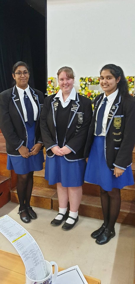Zaiba Hannah Aleta at their Matric Tea