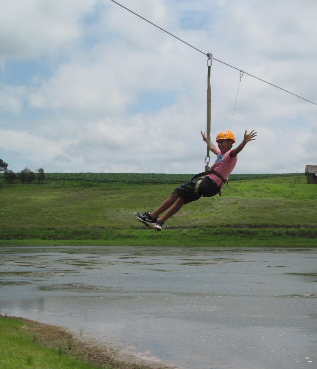 Zip-lining